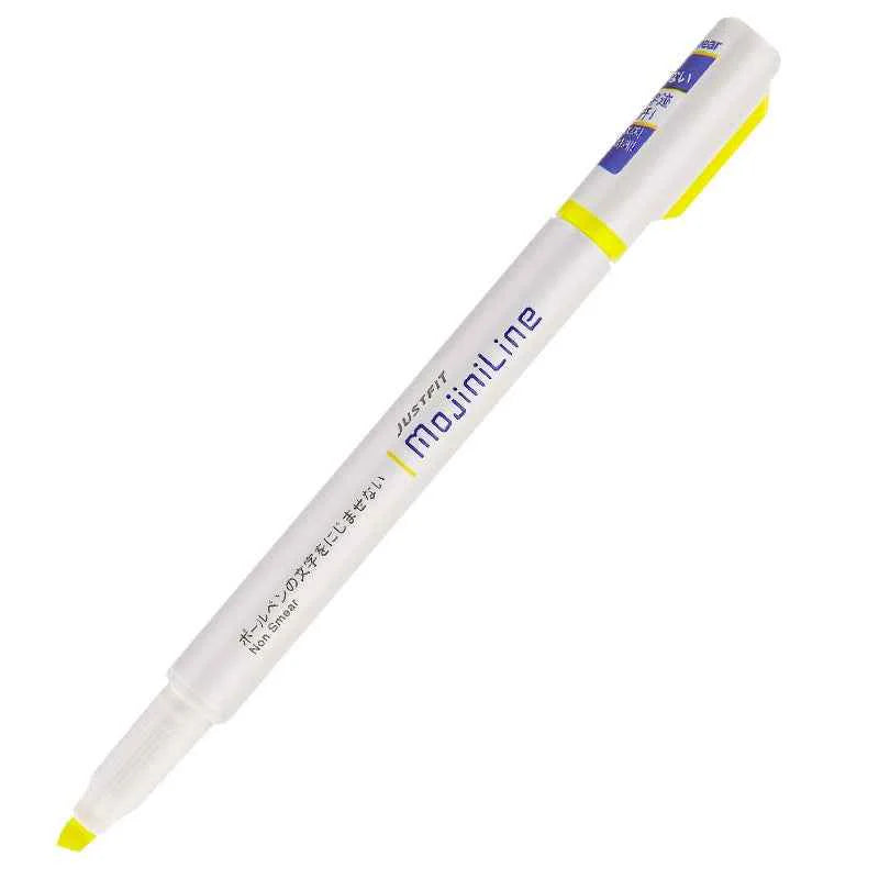 Zebra Mojini Line No-Smudge Yellow Highlighter (qty:1)