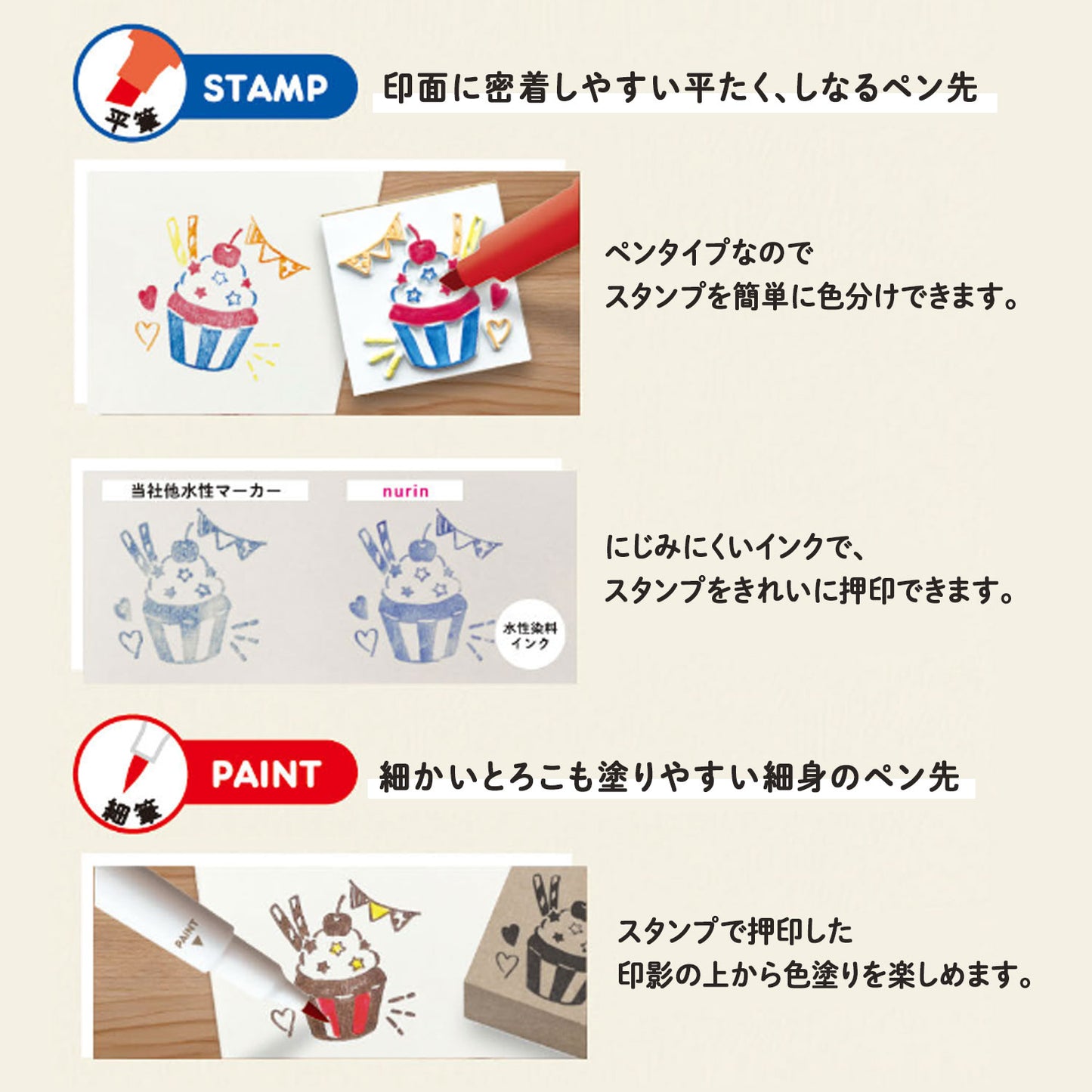 Sunstar Nurin Stamp Marker Pen