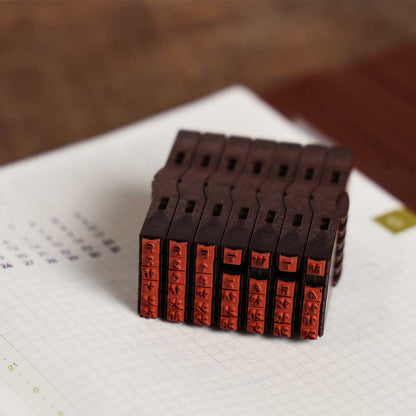 Shachihata Connected Calendar Stamp