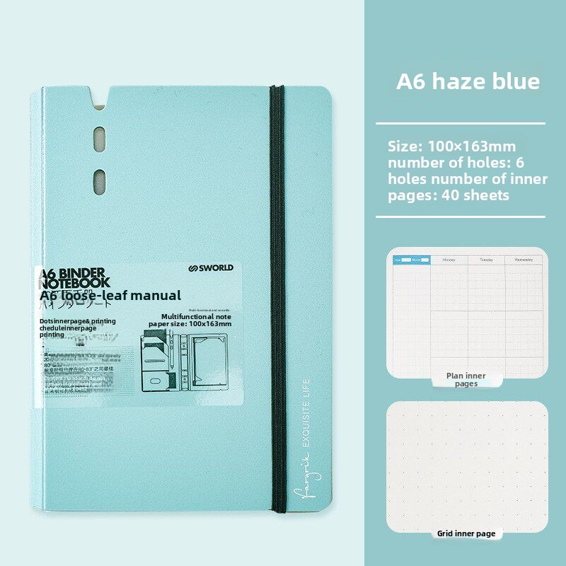 Sworld 6-hole Pocket Binder A7/ A6/ A5