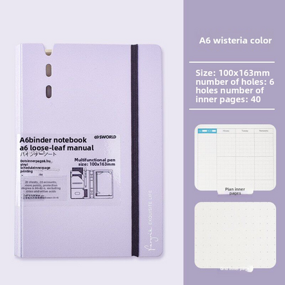 Sworld 6-hole Pocket Binder A7/ A6/ A5
