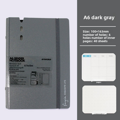 Sworld 6-hole Pocket Binder A7/ A6/ A5