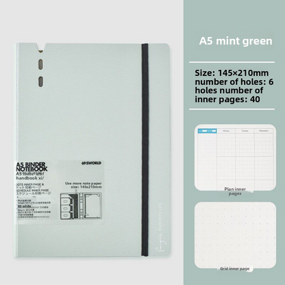 Sworld 6-hole Pocket Binder A7/ A6/ A5