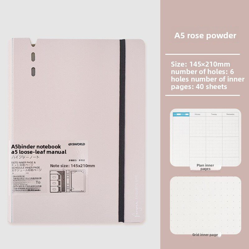 Sworld 6-hole Pocket Binder A7/ A6/ A5