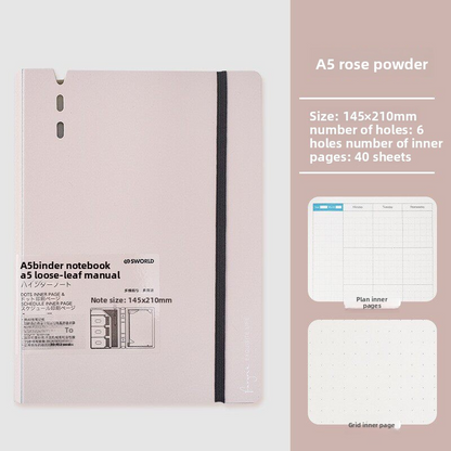 Sworld 6-hole Pocket Binder A7/ A6/ A5
