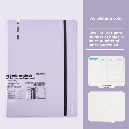 Sworld 6-hole Pocket Binder A7/ A6/ A5