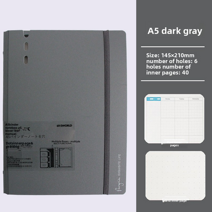 Sworld 6-hole Pocket Binder A7/ A6/ A5