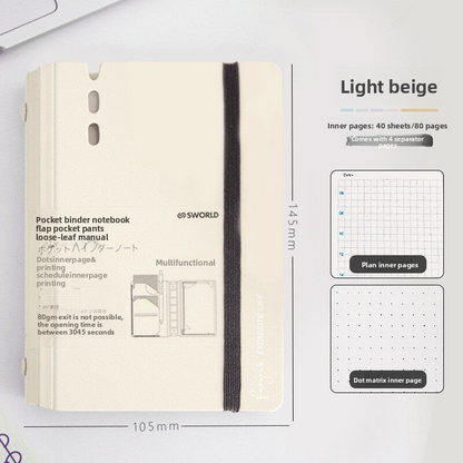 Sworld 6-hole Pocket Binder A7/ A6/ A5