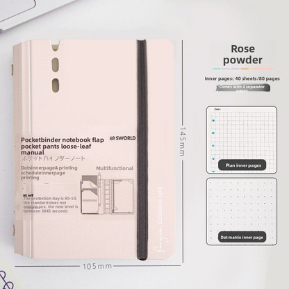 Sworld 6-hole Pocket Binder A7/ A6/ A5