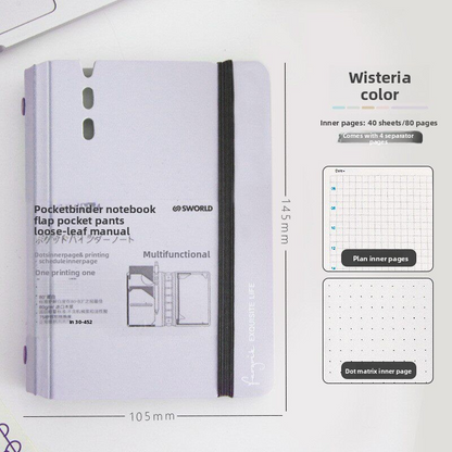 Sworld 6-hole Pocket Binder A7/ A6/ A5