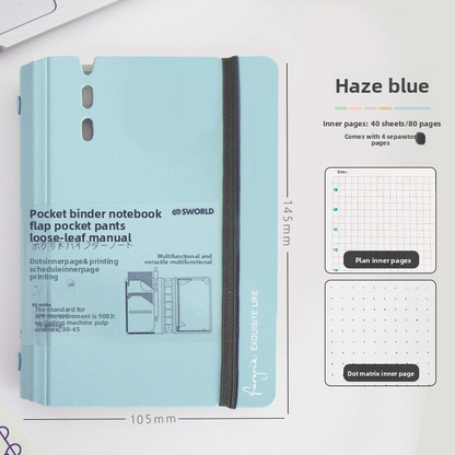 Sworld 6-hole Pocket Binder A7/ A6/ A5