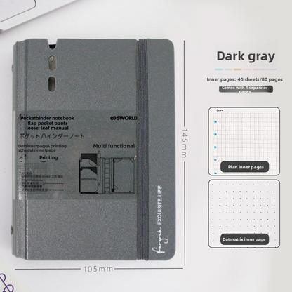 Sworld 6-hole Pocket Binder A7/ A6/ A5