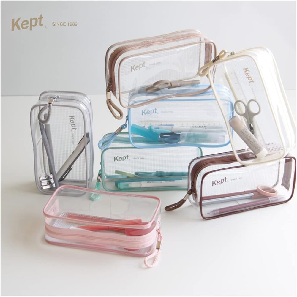 Raymay Kept Clear Wide Pencil Case/ Organiser